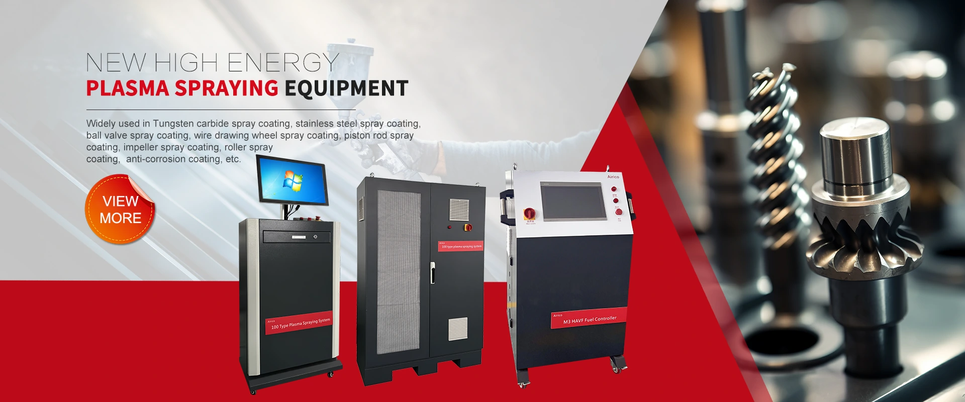 Fabricante de equipos de pulverización de plasma